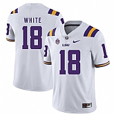LSU Tigers 18 Tre'Davious White White Nike College Football Jersey Dzhi,baseball caps,new era cap wholesale,wholesale hats